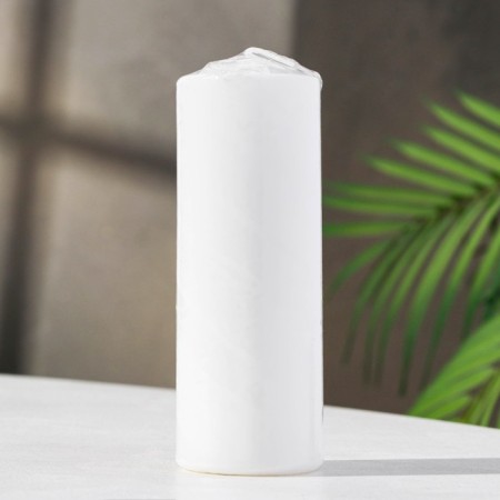 Candle - cylinder, 5x15 cm white-1