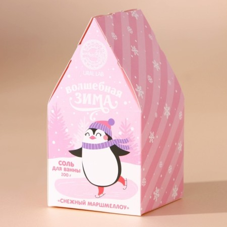 Bath salt, 200 g, the aroma of snow marshmallow, New Year-3