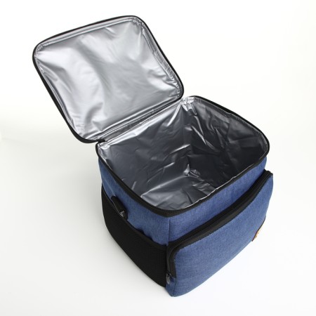 Thermosuma with lightning, external pocket, 12 l, blue color-2