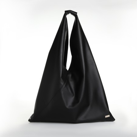 Bag Women's Shoper on the button, black color