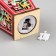 Christmas tree toy "Lantern with Santa Claus", from batteries, glow of warm white