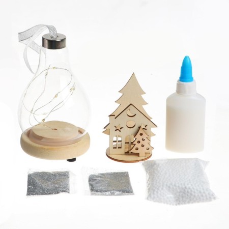 Set for creativity "New Year's night", wooden inserts, house-2