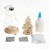Set for creativity "New Year's night", wooden inserts, house