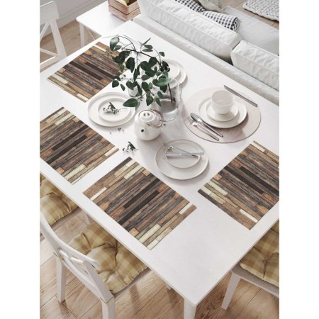 A set of napkins for setting the table "Excellent boards", rectangular, size 32x46 cm, 4 pcs