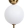 Lamp "Bowl" LED 5+5W 6000k brass 15x15x52-152cm