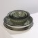 Plate ceramic deep shade "Mirsoole", d = 21 cm, green color
