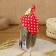 Brownie amulet with Euro, 20 cm, mix