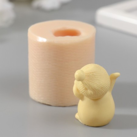 Молд силикон "Снеговик" 4х2,5 х2,5 см-2