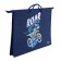Folder for drawings and drawings A3, 470 x 345 x 50 mm, handles, plastic/textiles, lightning from above, onyx PR 3 -20, dino ride