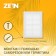 Ventilation grate Zein Lux LP185-OK, 185 x 255 mm, mesh, detachable, check valve