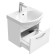 Tumbling under the Aquaton sink Arya 50 Suspended white 1A140301AA010