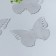 Interior mirror sticker "Openwork" set 3 pcs silver 11x7.5 cm