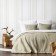 Cover with pillowcases "Luka", size 230x250 cm, beige color