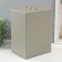 Casket to the leatherette for jewelry "Archivarius with two boxes" gray 20x15.5x28 cm