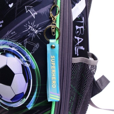 School backpack 38 x 30 x 16 cm, ergonomic back, Stavia Football-9
