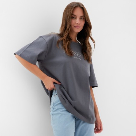 Women's T -shirt KAFTAN: Prosecco col. Gray, rr 48-50-6