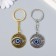 Keychain Metal Eye "Eye from the evil eye" MIX 3.3x0.2x3.5 cm