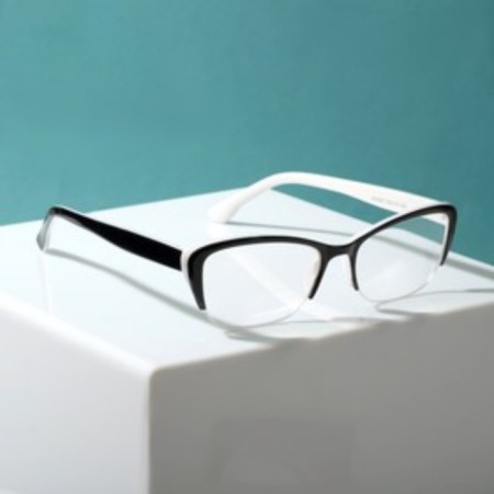 Ready glasses east 0057, black and white color (+3.00)-2