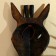Mask "Zebra" Albezia 19x9x4 cm
