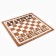 Demonstration chess 60 x 60 cm "Game time" on a magnetic board, 32 pcs, brown