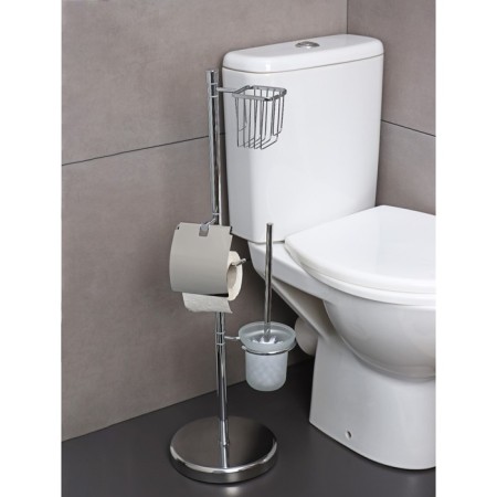 Standing with three toilet accessories, 80 cm, chromium color-2