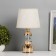 Table lamp "Satori" 1x40W E27+LED 5W Gold 18x18x29.5cm