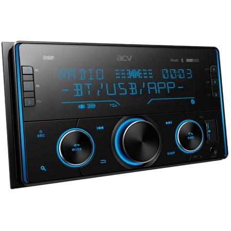 ACV 2 DIN ADX-211BM DSP, Bluetooth, USB, Multiple