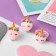 Set of children's "chosen" 2 items: clips, ring, unicorn, color