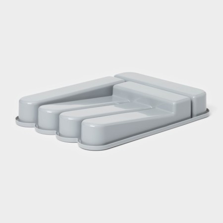 Tray for cutlery, 5 departments, 35.5 × 26 × 5 cm, color gray color-3