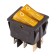 Klavima switch 250V 15A (6C) On -OFF yellow with double backlight (RWB-511, SC-797) Rexant