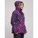 Ski jacket female winter, size 58, burgundy color