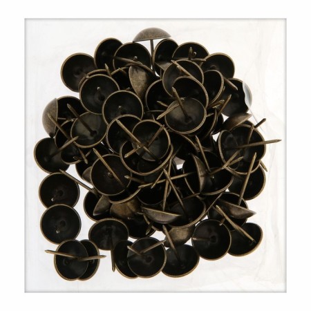 Tundra nails, decorative, 25x39 mm, bronze, 100 pcs-3