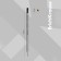 Chernographic pencil with Erichkrause "Metallic", HB, Grifel D = 2.2 mm, wood, three