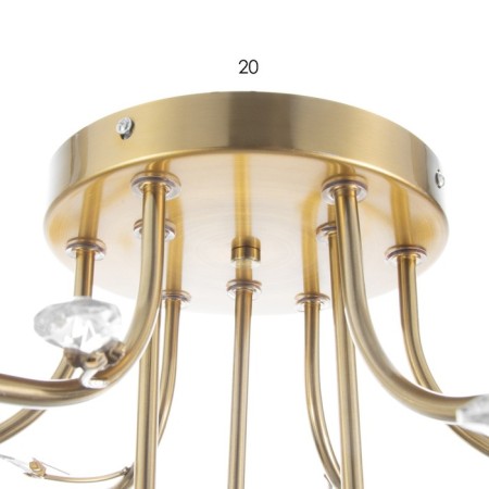 Aurika chandelier 9xg9 gold 60x60x30cm Bayerlux-4