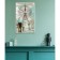 Carty clock, interior "Paris", smooth move, 57 x 35 x 4 cm