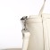 Bag Female Tout with zipper, white color