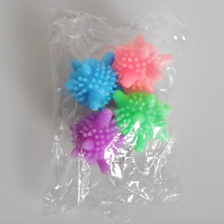 Balls for washing linen shade, d = 6 cm, 4 pcs, color mix-11