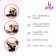 Aspander-Lenter Elastic with captures, 90 x 4 cm, medium, pink color