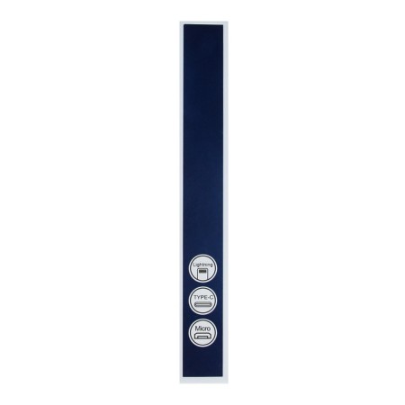 MicroUSB cable - USB, 2.4 A, PVC braid, 1 meter, white-4