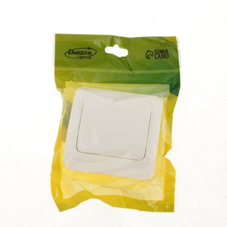 Luazon Lighting "Orion" switch, 10 A, 1 key, hidden, white-3