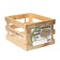 Box for vegetables and fruits, 35 × 28 × 21 cm, wooden, Greengo