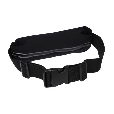 Sports bag Czech on the Luazon belt, telephone management, zipper compartment, black-2