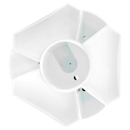 Organizer stand for the office of 10 departments, Istanm "Maxi Desk", plastic, rotating, white-2