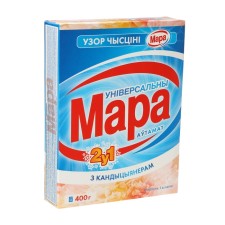 Стиральный порошок  Мара Узор Чысціні 2 в 1 универсальный, автомат, 400 г