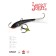 Balancir Lucky John Fin 4 + tee, 6 cm, color 13h blister