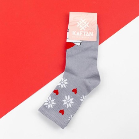 New Year. New Year's socks KAFTAN "cat" p. 36-39 (23-25 ​​cm)-2