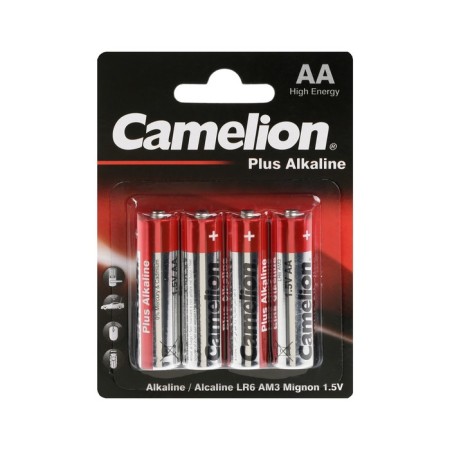 Battery Alkalin Camelion Plus, AA, LR6-4BL4, Blister, 4pcs.