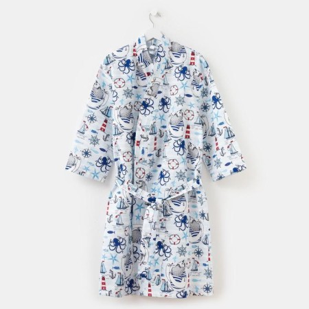 Harebell dress "Captain" sleeve 3/4, size 46-48, waffle 200g/m2, 100% cotton-2