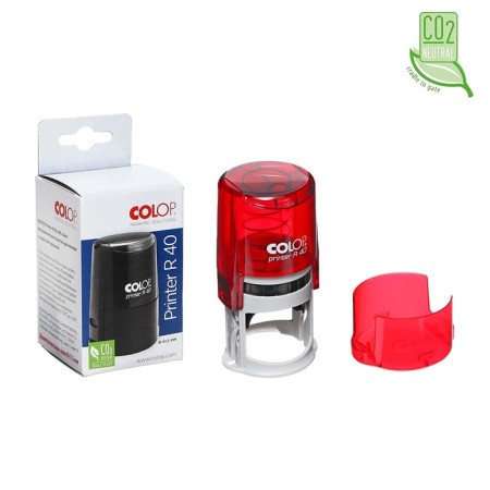 Equipment for round printing Automatic Colop Printer R40, diameter 41.5 mm, lid, ruby ​​case