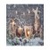 Set of napkins for setting the table "New Year's candles", rectangular, size 32x46 cm, 4 pcs